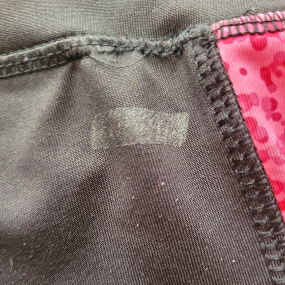 Danskin Now Fitted Hot Pink Black Drawstring Exercise Pants Size Med - Picture 8 of 10